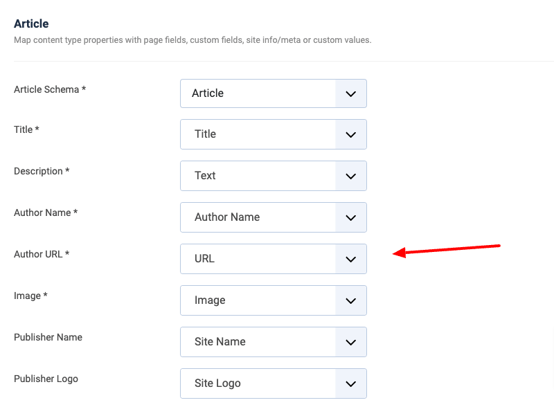 Setup the Article Schema in Joomla