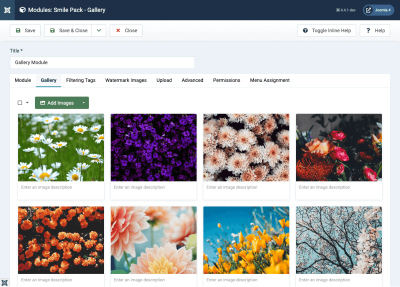 Create a Photo Gallery in Joomla