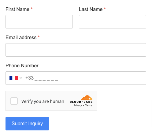 Joomla Form with Cloudflare Turnstile