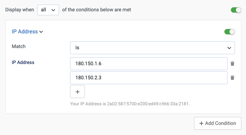 Hide a Module from Users with a Specific IP Address