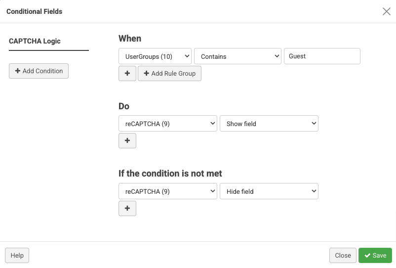 Show%20or%20Hide%20CAPTCHA%20field%20based%20on%20User%20Groups
