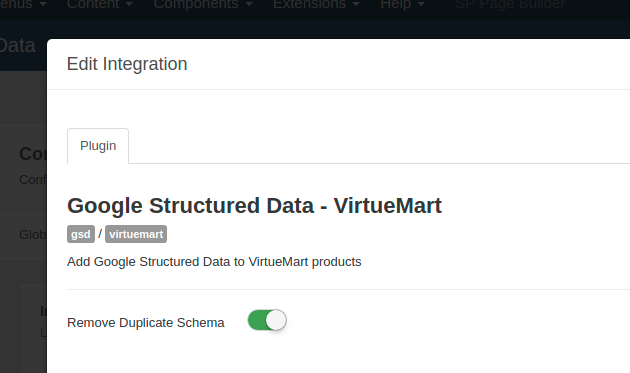 VirtueMart Remove Microdata